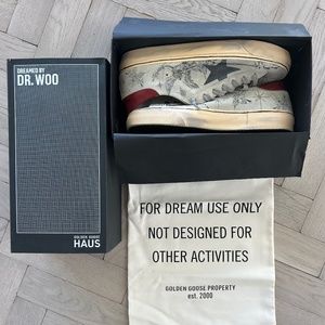 BRAND NEW GOLDEN GOOSE HAUS Super Star Dreamed By Dr. Woo